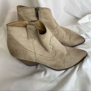 Frye reina booties size 10 M
